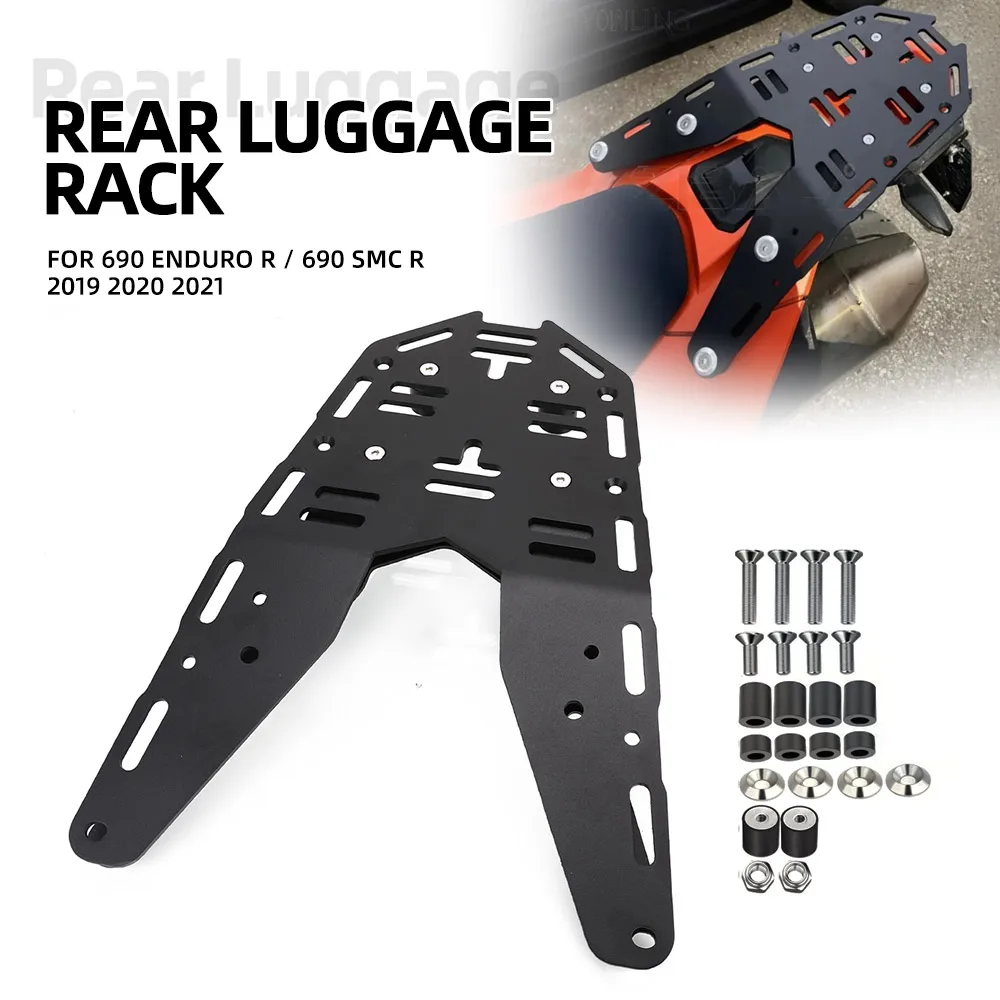 690SMC-R Luggage Racks Compatible 690ENDURO Luggage Rack Rear Tail Storage Rack FOR 690 ENDURO R / 690 SMC R 2019 2020 2021