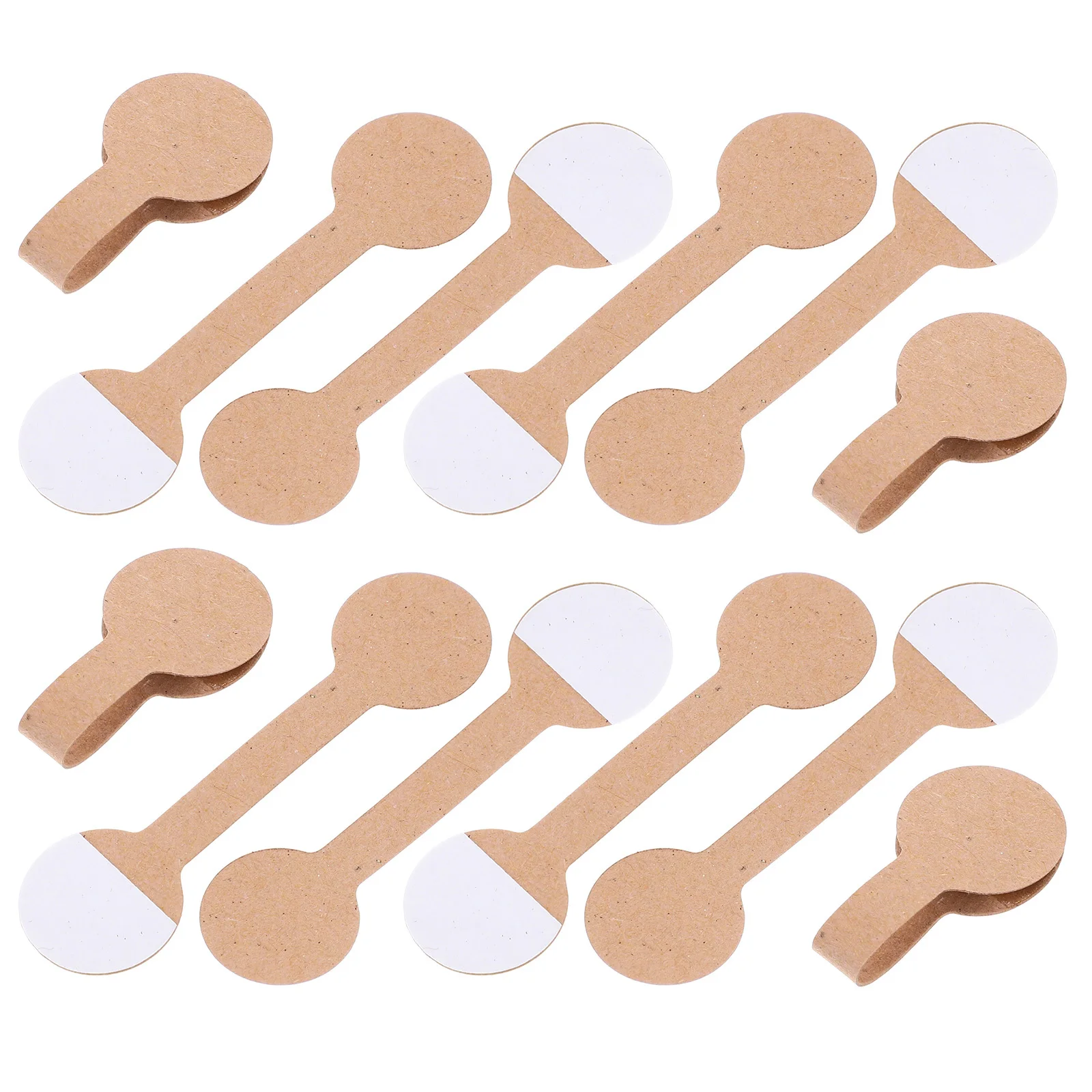 100Pcs Blank Kraft Paper Hanging Tags Jewelry Marking Price Labels for Display Lightweight Practical Not Easy to Fade