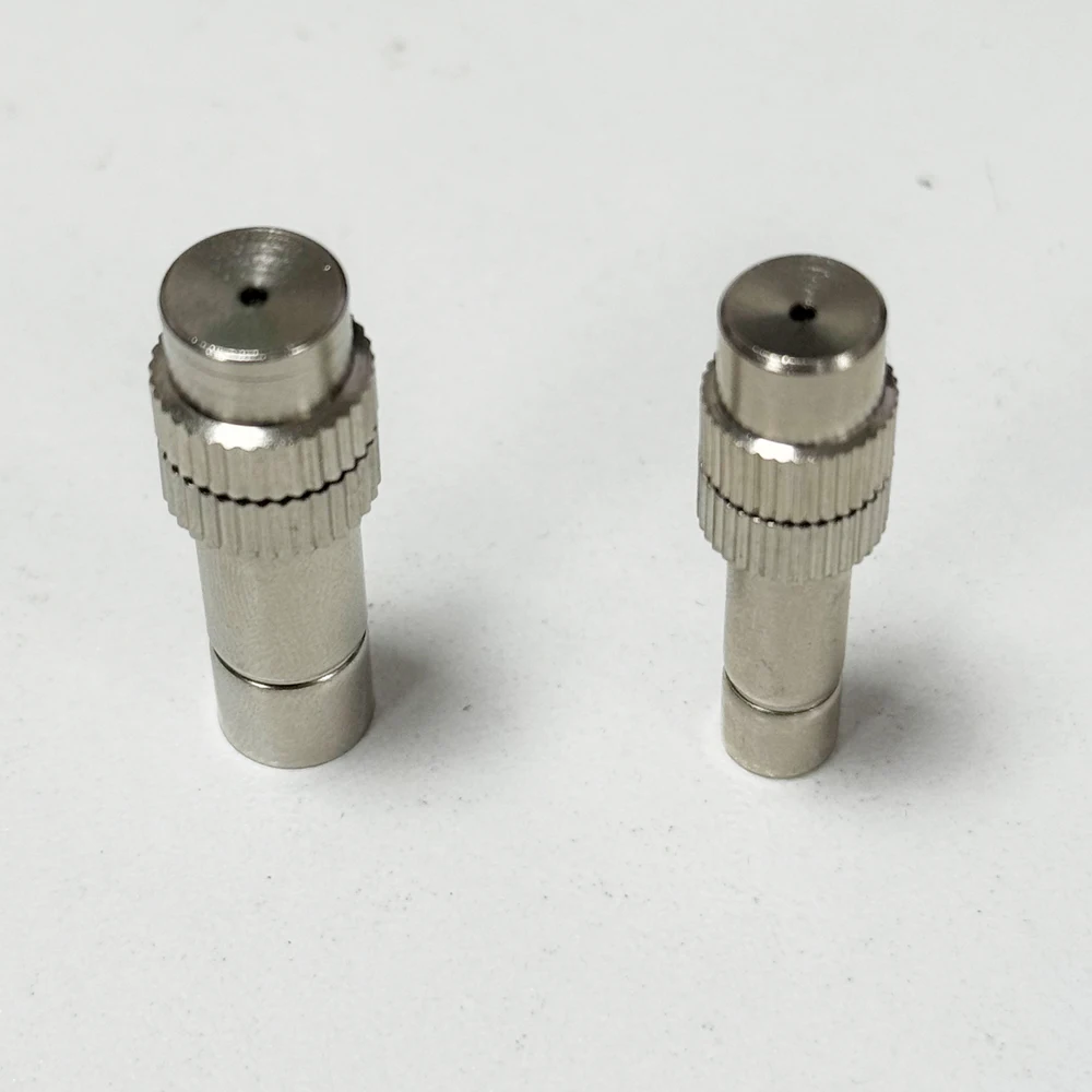 10Sets Adjustable Copper Sprayer Atomizing Kits 8mm or 6mm OD Nozzles+T Connectors for Misting Watering Plant Devices