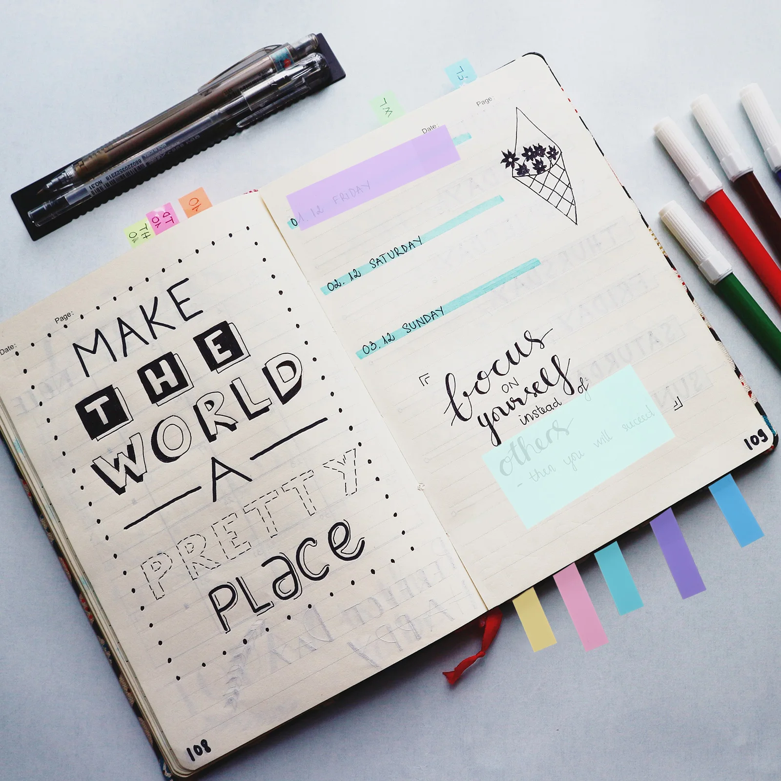 

500 Pcs Notes Cute Memo Pads Non Sticky Small Notepads Sticker Office Accessories Self-stick