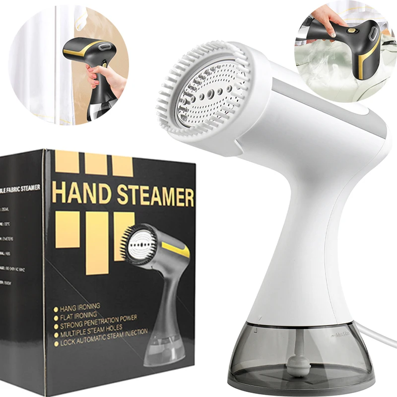 

Hand Holding Portable Garment Steamer Iron Steam Cleaner For Cloth 1500W 350ml Garment Hanging Steamer Clothes Ironing Machine