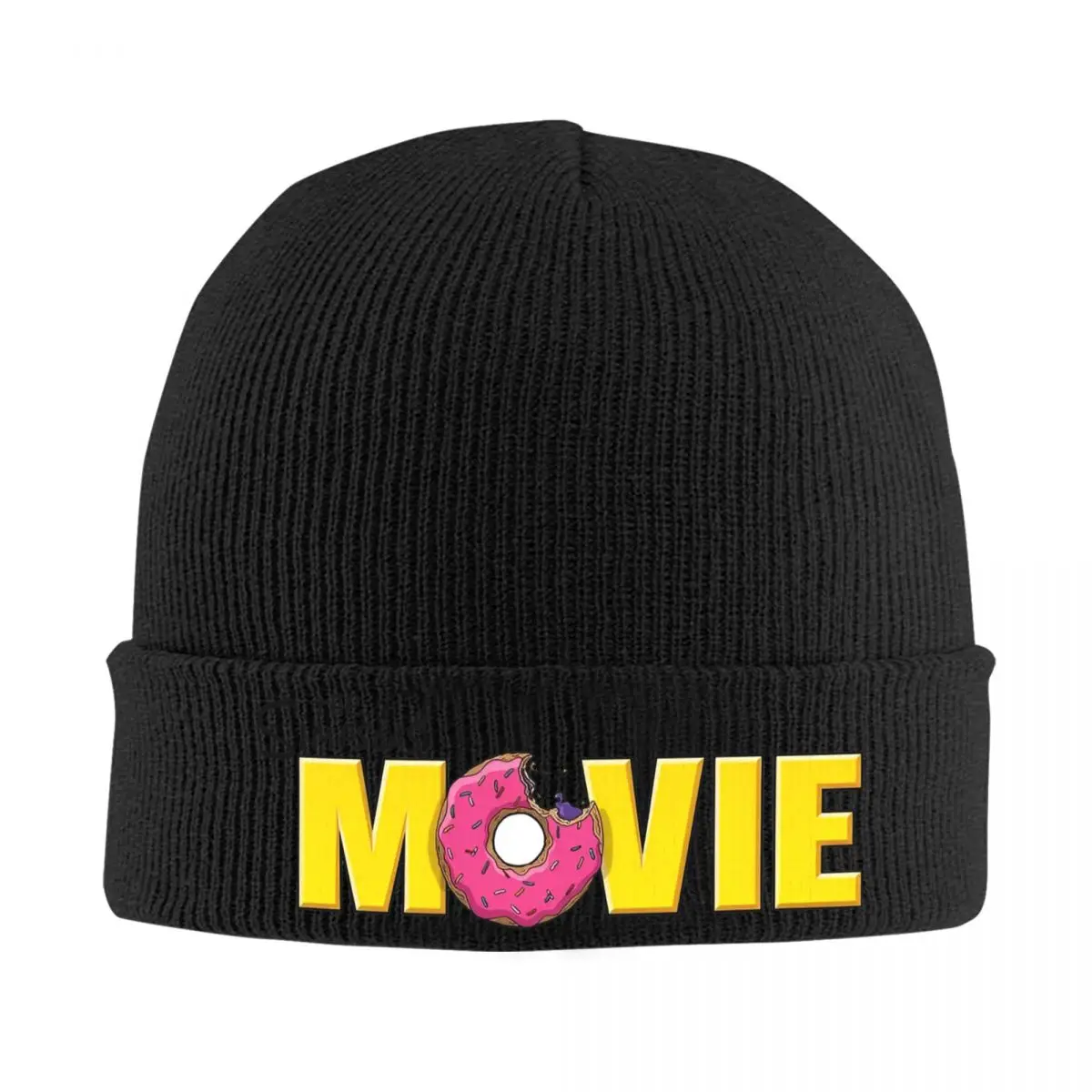 The S-simpsons Cartoon MOVE Knitting Hat Trendy Caps Women Outdoor Sport Beanie Hats Winter Custom Thermal Elastic Bonnet Hats