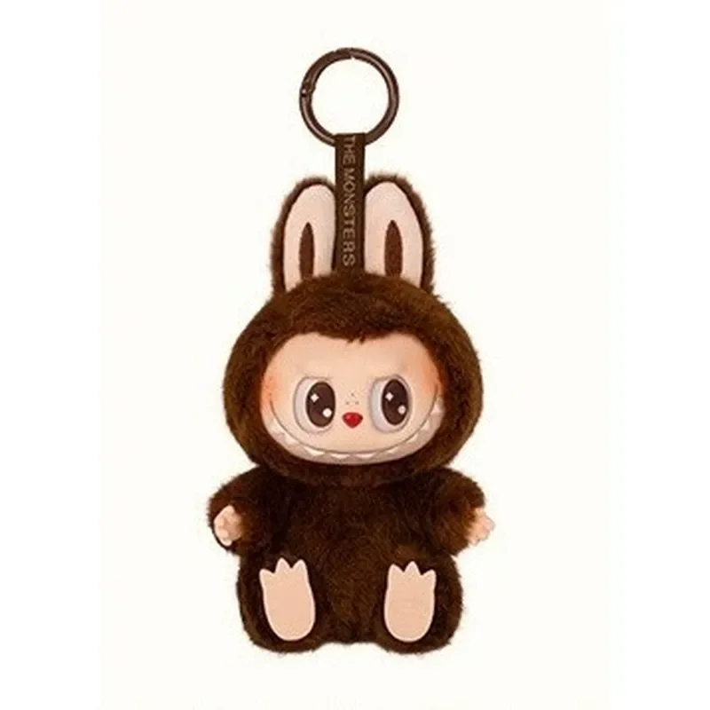 1:1 Replica Labubu 2nd  Generation Rubble Sitting Party Vinyl Plush Pendant Bag Keychain Doll Collection Decoration Collectible