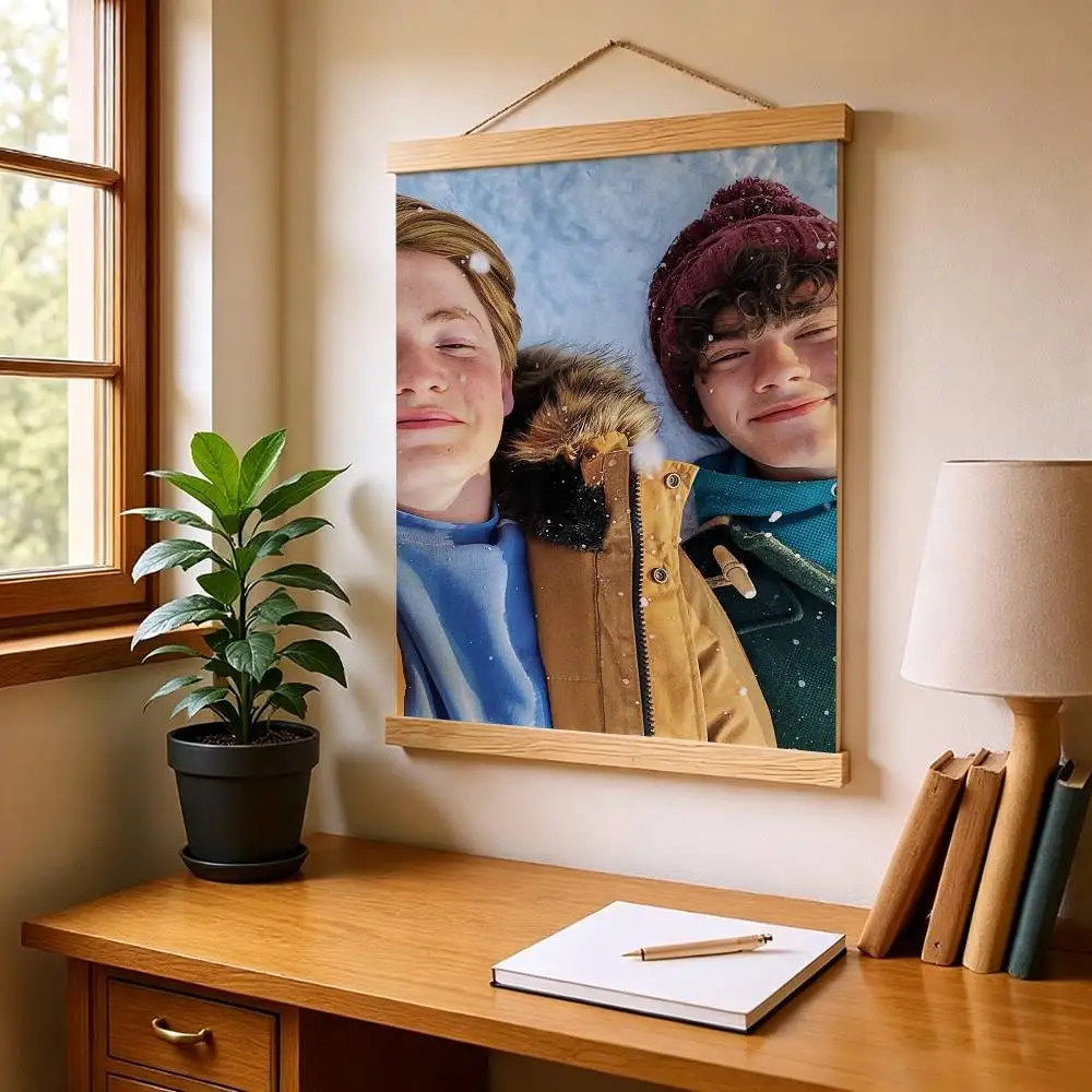 Heartstopper Nick and charlie Customizable HD Self Adhesive Waterproof Wall Art Poster