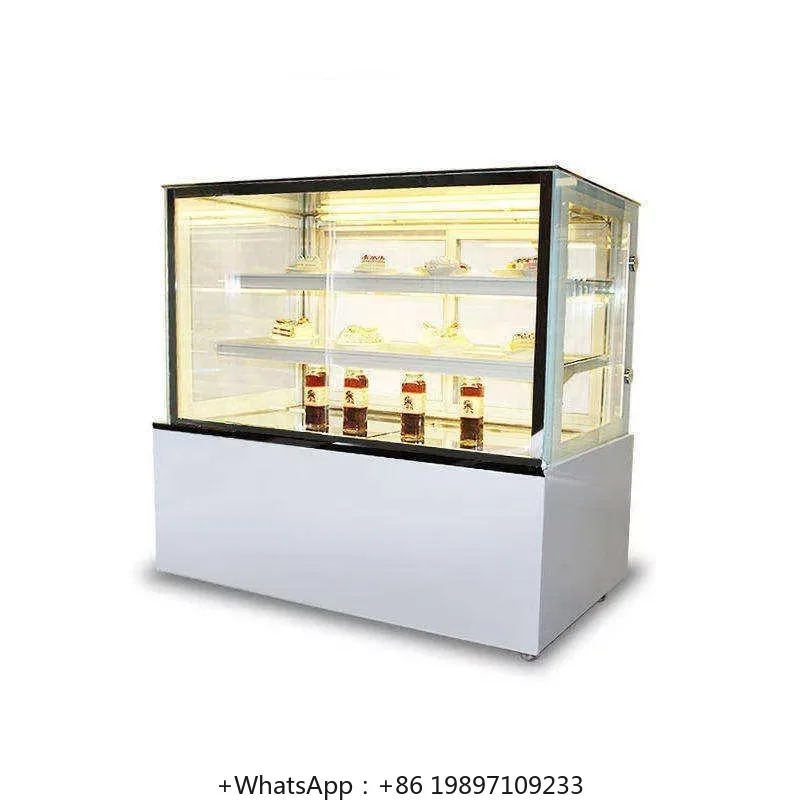 Commercial Frost-free Refrigerator Bakery Food Fruit Cake Freezer Air-cooled Fresh-keeping Counter Display Cabinet