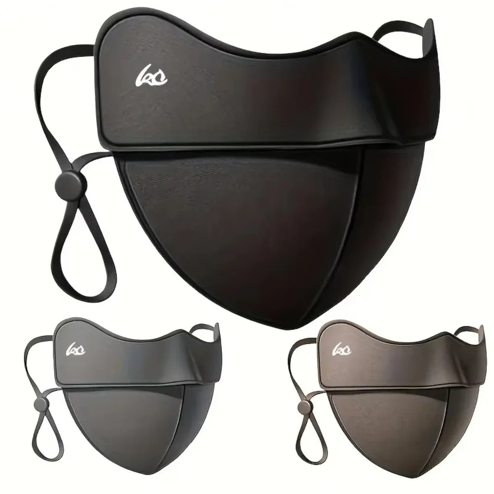 Mascarilla 3D gruesa de nailon lavable con cintas para mujer - imagen 4