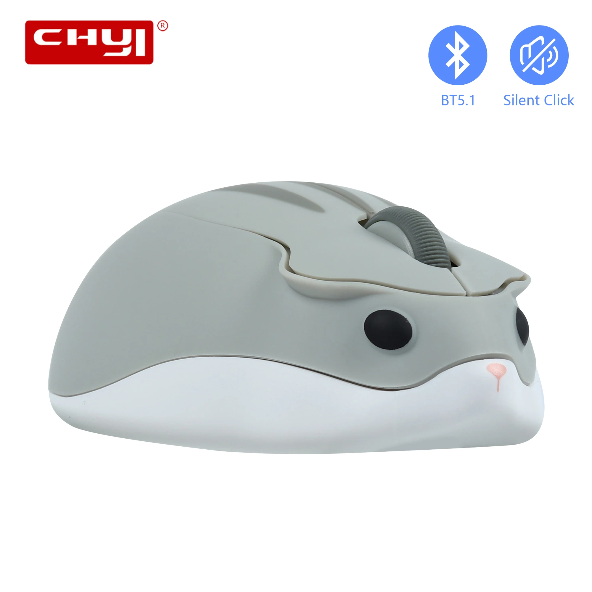 

New Wireless Bluetooth Optical Mouse Gift Cute Hamster Cartoon Computer Mice Ergonomic Mini 3D Office Mouse For Girl PC Tablet