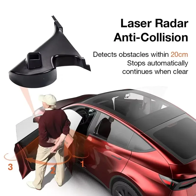 Hot Sale Model Y 2019-2026 Auto Electric Door Opener Kit Power Auto Open Close Motorized Front Door Retrofit