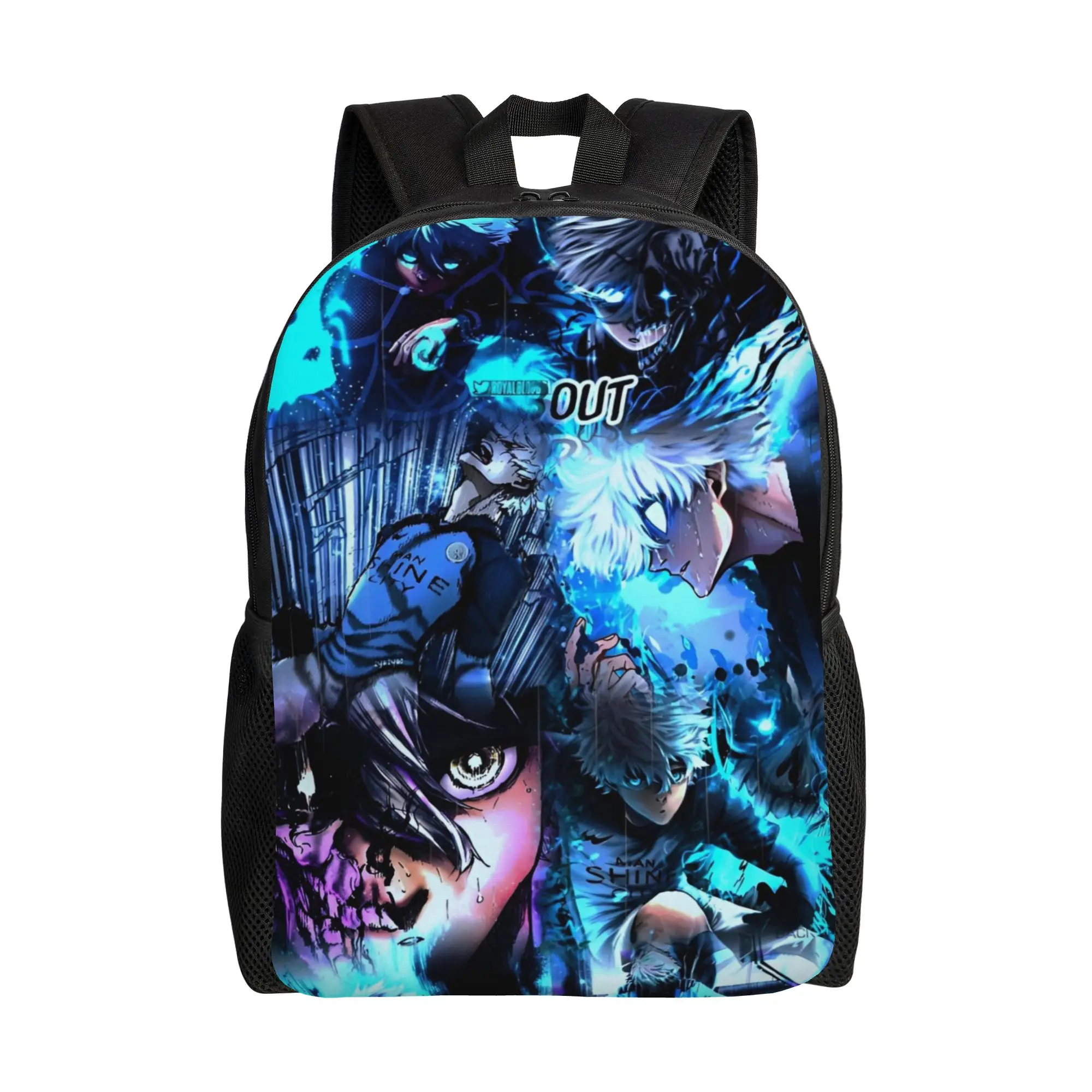 

Seishiro Nagi GOOD Backpack for Men Women Cool Student Hiking Travel Daypack Manga Anime Blue Locks Laptop Shoulder Bag Sports