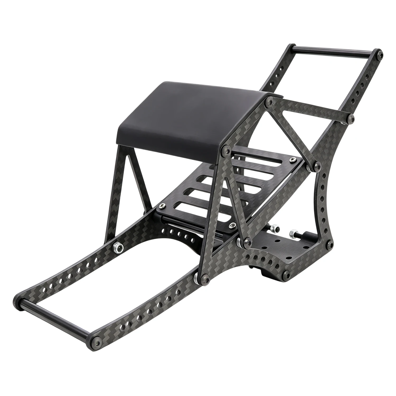 1:10 LCG Carbon Fiber Trail Buggy Chassis Kit with Gearbox Set for 1/10 Capra Portal Axle Super Class RC Rock Crawler Build DIY