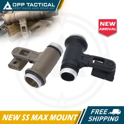 New SS MAX Helmet Mount for SF M300 M600 Scout Light Flashlight KIJI K1 IR Illuminator fits OPS-CORE Helmet Rail