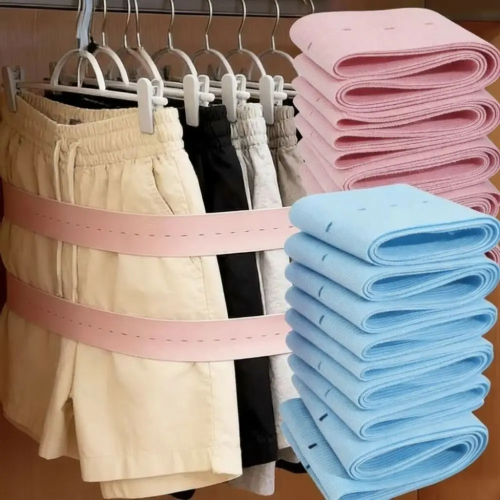 1/2/10/30Pcs DIY Craft Sewing Garment Elastic Storage Strap Roll-up Adjustable Closet Storage Strap Reusable Colorful