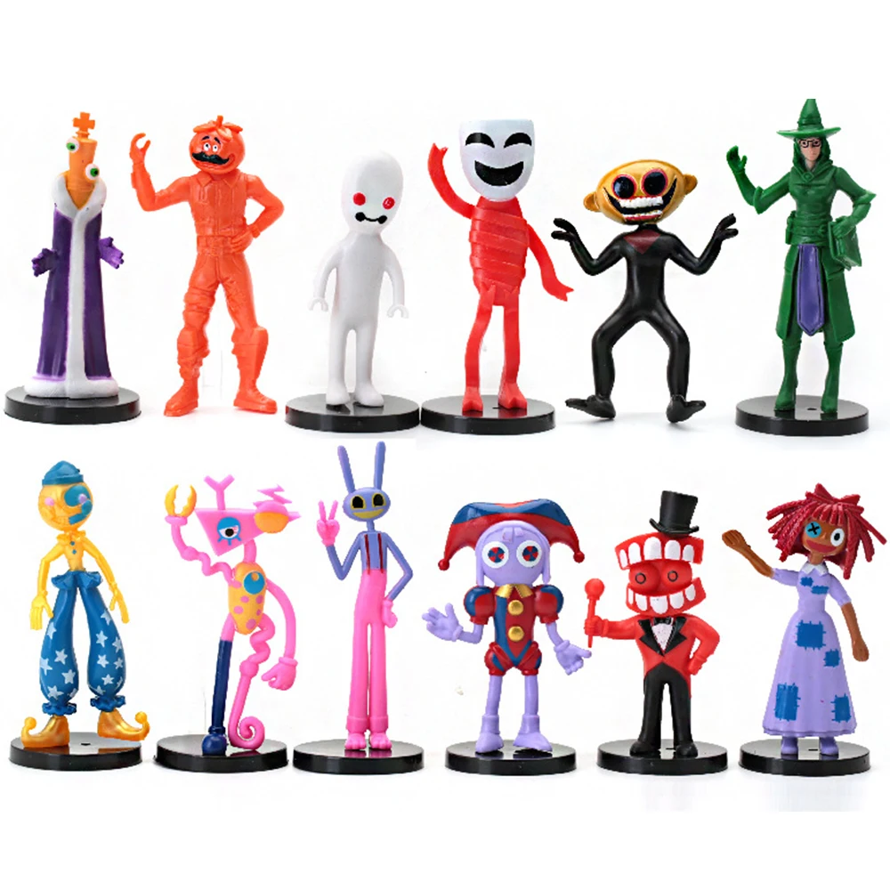 الرقم السحري تمثال السيرك نموذج سلسلة البضائع كعكة الزينة محشوة اللعب الحلي #5