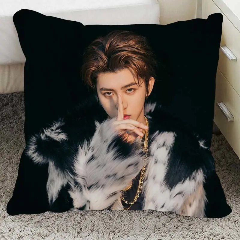 

Индивидуальные постеры, фотографии и куклы-подставки с окружающими декоративными подушками и мягкими плюшевыми игрушками Cai Xukun