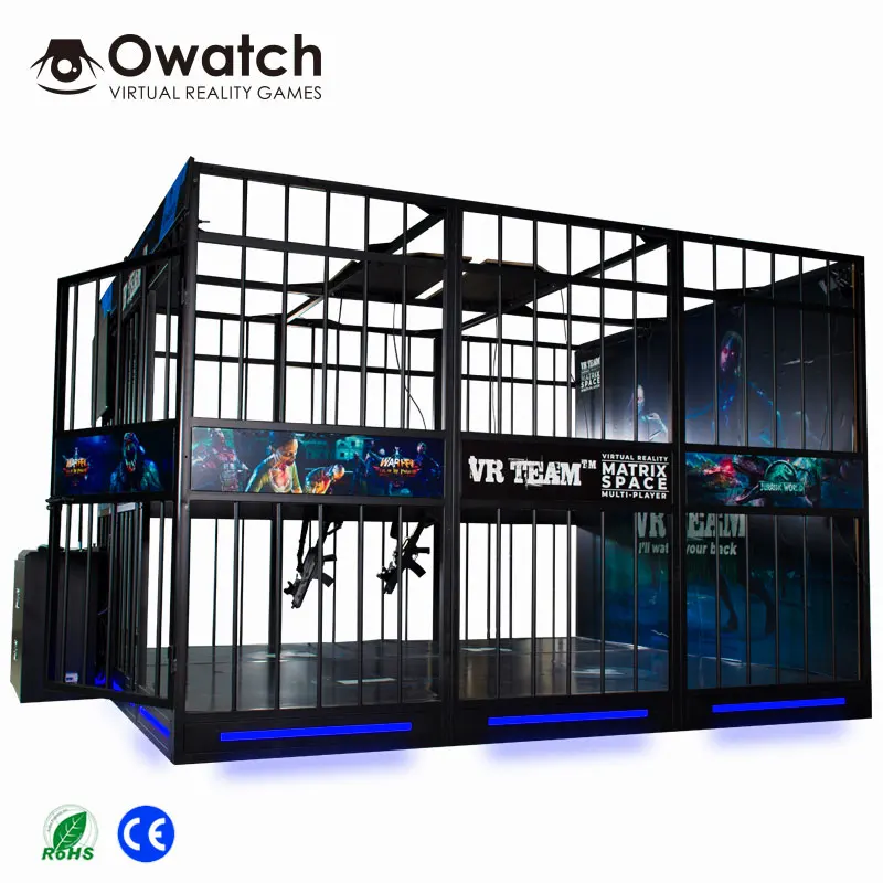 VR CS Arcade Games Indoor Game Machine 9d Virtual Reality Shooting Simulator Panyu VR Franchises