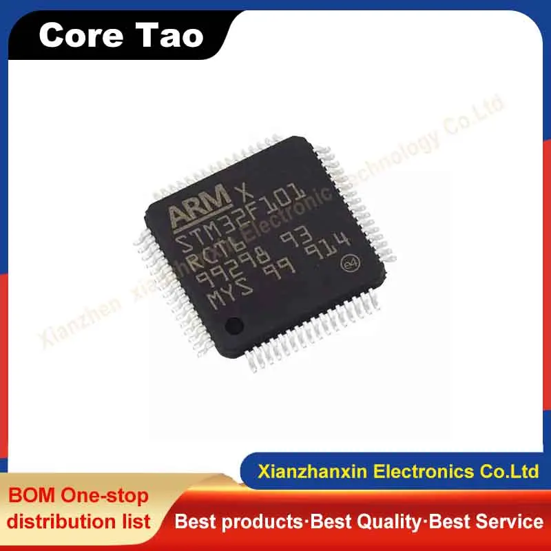 

2~10pcs/lot STM32F101RCT6 STM32F101 101RCT6 LQFP64 Microcontroller chip