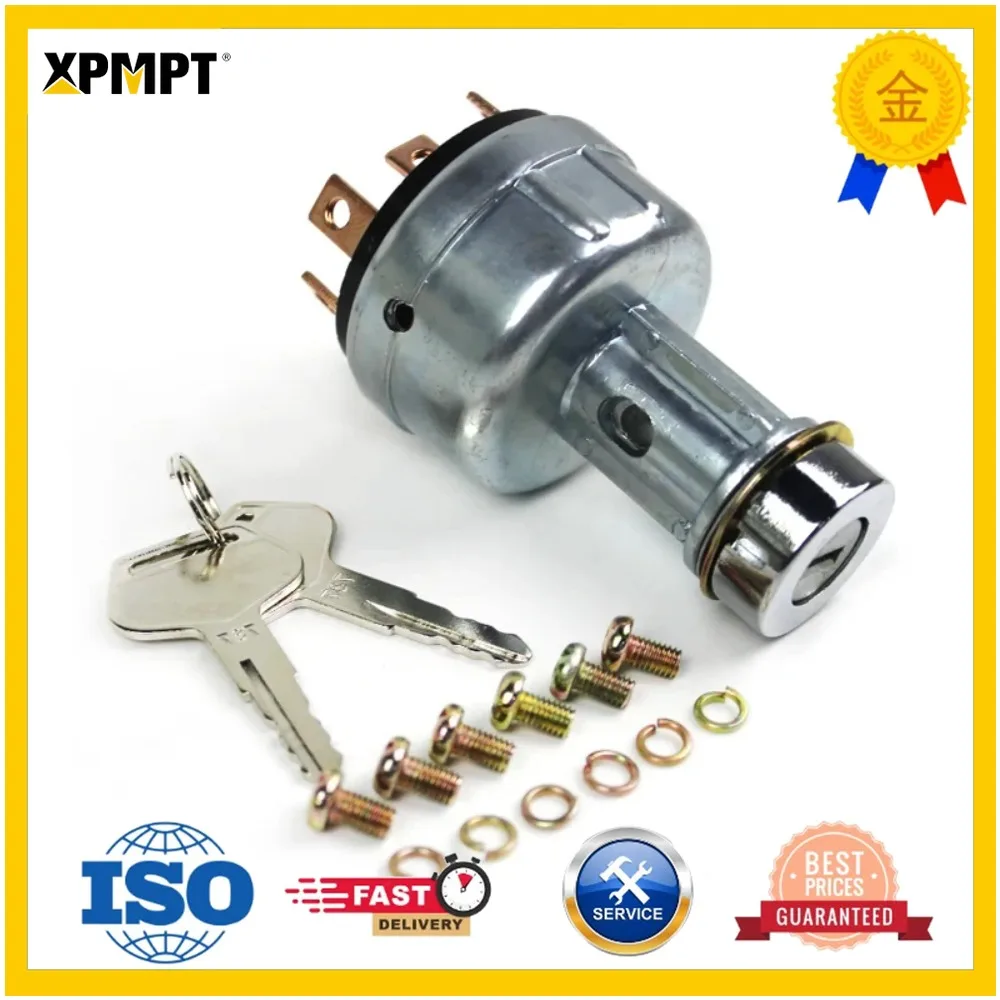 PC200 Key Ignition Switch 6 Pin 08086-10000 08086-00000 22B-06-11910 for Komatsu PC200-1 PC200-2 PC200-3 PC200-5 PC200-7 PC300-7