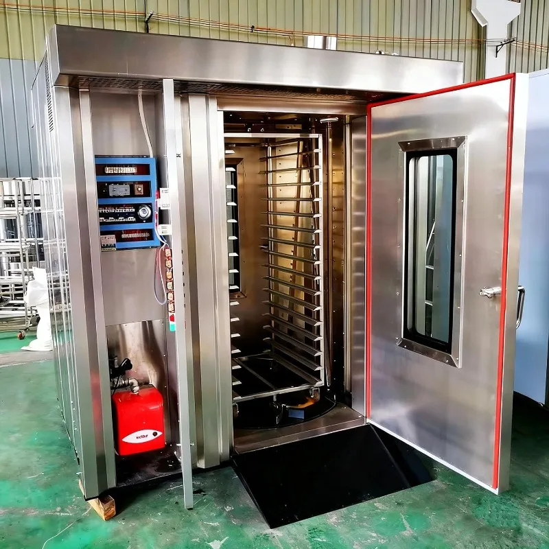 Convection Baking Oven Multi-Tray Rotary Oven for Bread, Cake, Croissant, and Pastry Shop Applications