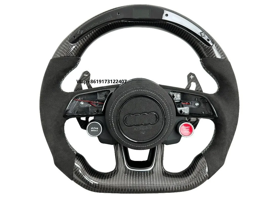 

Carbon Fiber Steering Wheel for A3 A4 A5 A6 RS3 RS4 RS5 S3 S4 S5 RS6 RS7 Suede LED Steering Wheel Interior Parts
