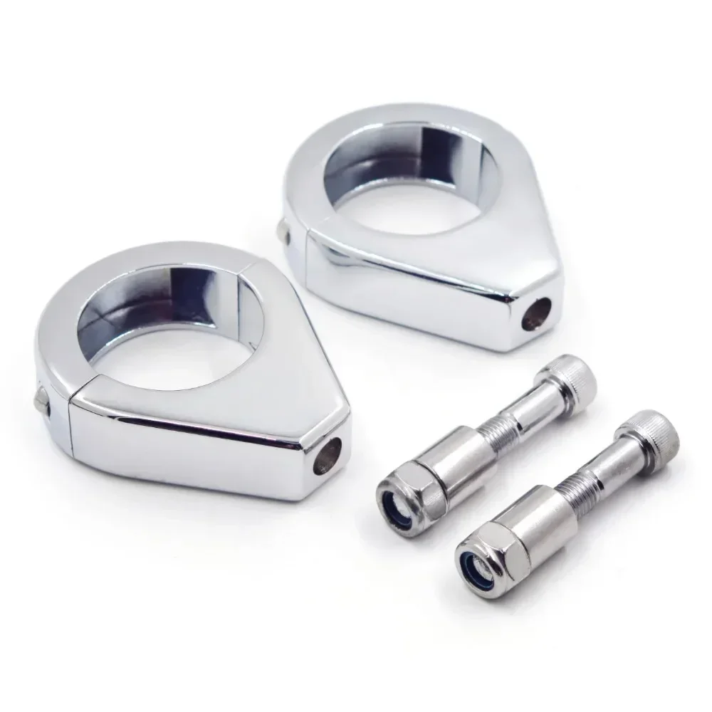 Зажимы для указателей поворота для крепления кронштейна Harley-Davidson Softail, 41 мм, вилка, детали мотоцикла