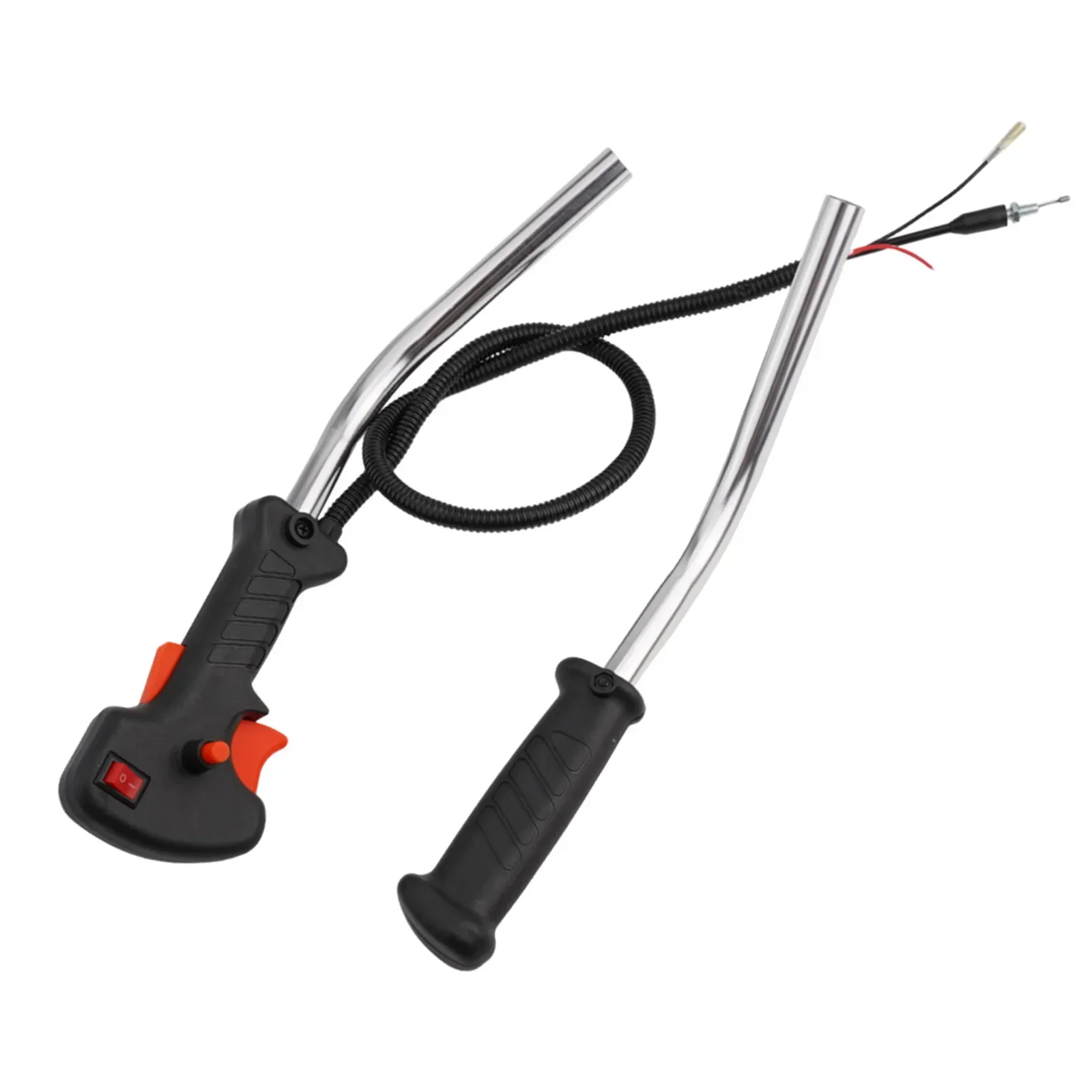 Artykuły ogrodnicze 40cm uchwyt rurowy wykaszarka trymer sterowanie uchwyt rurowy przełącznik + kabel spustowy przepustnicy do wykaszarki