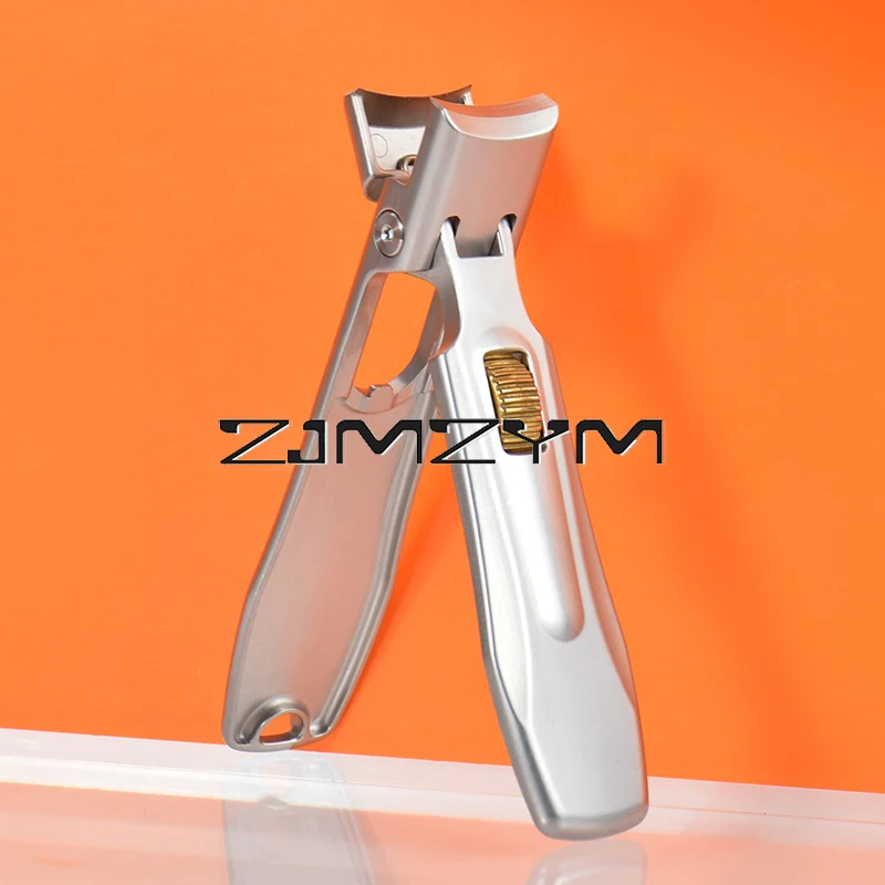 Stainless Steel Anti Splash Nail Clippers Portable Large Opening Sharp Nail Clippers Powder Die Cast Process Nail Clippers