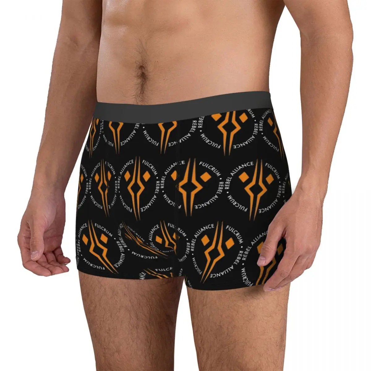 Sexy Men's Boxer Briefs ASHOKA SILLHOUTE Unique 14 Undies Spring Wearable Unique Funny Novelty