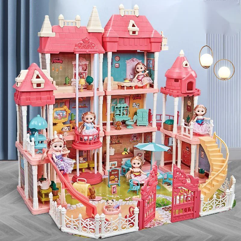 Doll Houses DIY Miniatures Dollhouse Handmade Accessories Building Puzzle Birthday Gift Toy House Birthday Gifts New