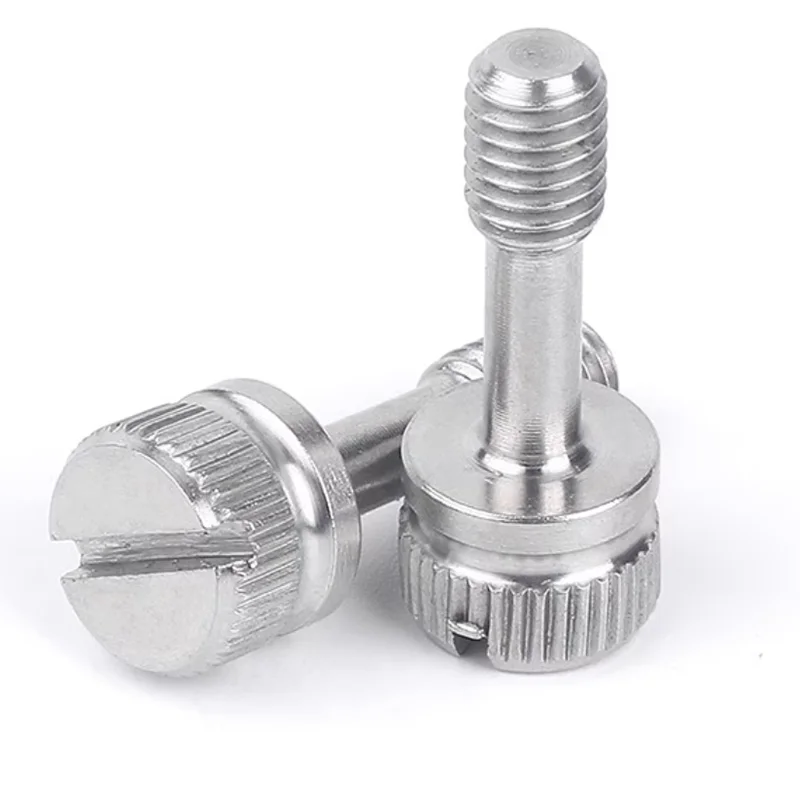 M3/M4/M5/M6/M8 sus 304 slotted Non-Prolapse Hand-Tighten Anti-loosening Knurled Thumb Screw1230