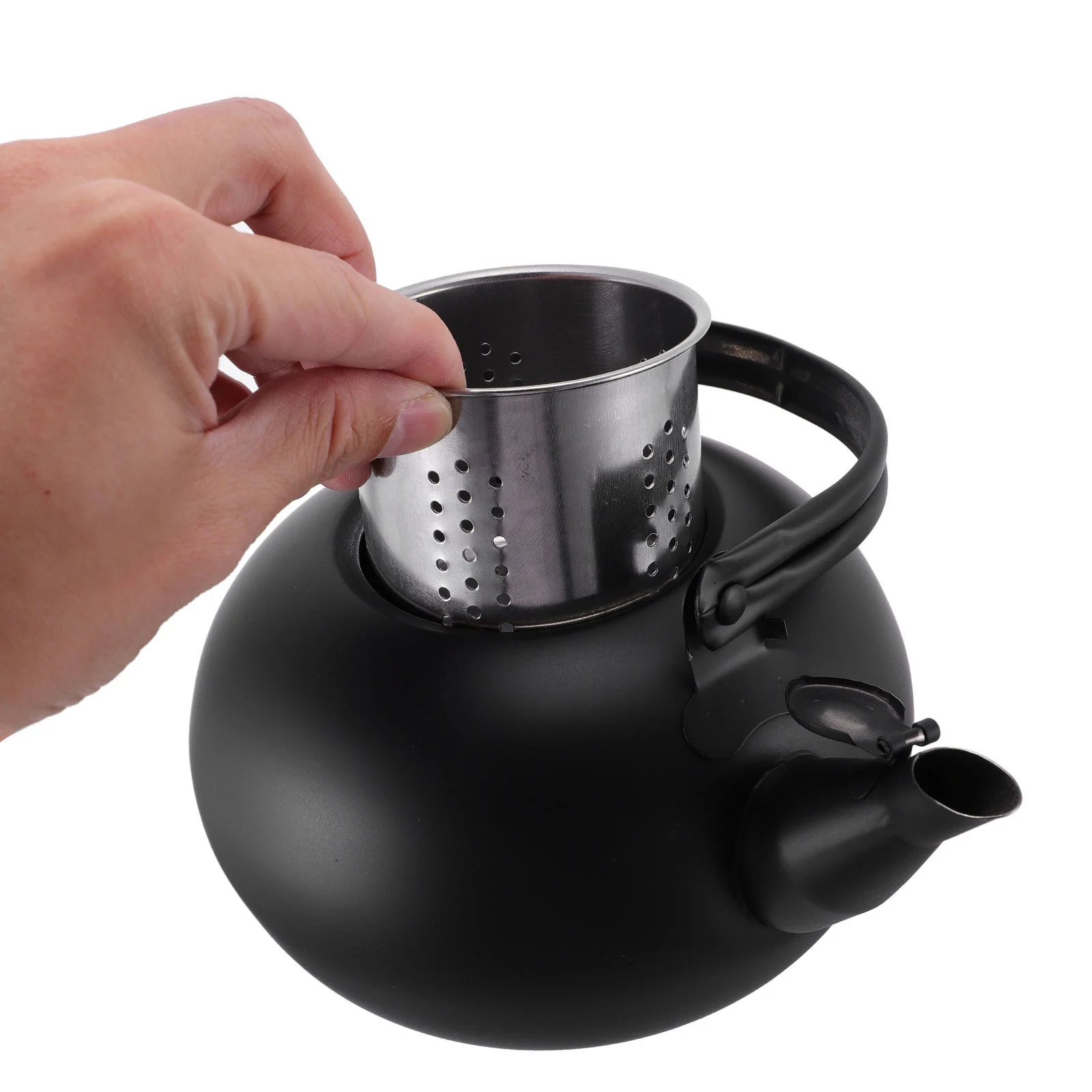 

Stainless Steel Boiled Teapot Portable Lightweight Design Quick Heating for Home Office Camping Hot Beverage Needs