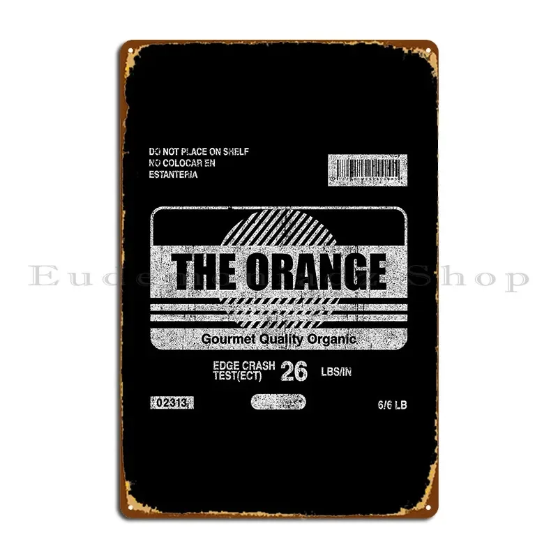 The Orange Mgs Cardboard Box Variant Metal Plaque Poster Wall Cave Kitchen Funny Cave Designer Tin Sign Poster