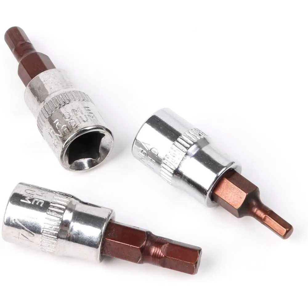 1/4 Zoll H2-H10 Sechskant-Steckschlüsselsatz 1/4 Zoll Vierkantantrieb Metrischer S2 & CR-V Stahl Steckschlüssel Ratschenschlüssel Bits Handwerkzeuge – Detail 4