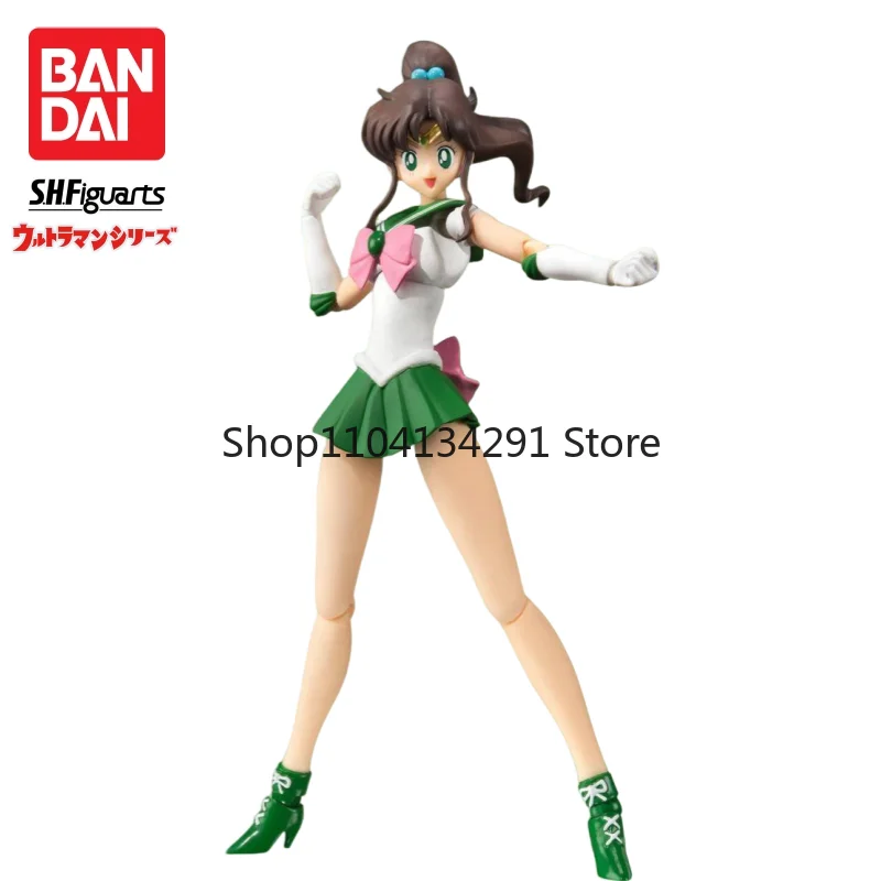 

Оригинальная фигурка Bandai SHF Sailor Jupiter Makoto Kino, аниме Colorway, модель игрушки, детская игрушка, подарок на день рождения