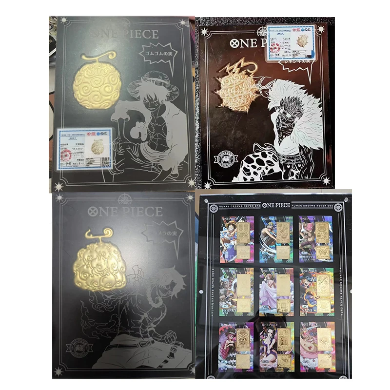 Anime One Piece Monkey D Luffy Eustass Kid Portgas D Ace Devil Fruit Bounty Display Board Collectible Card Toys Birthday Gifts