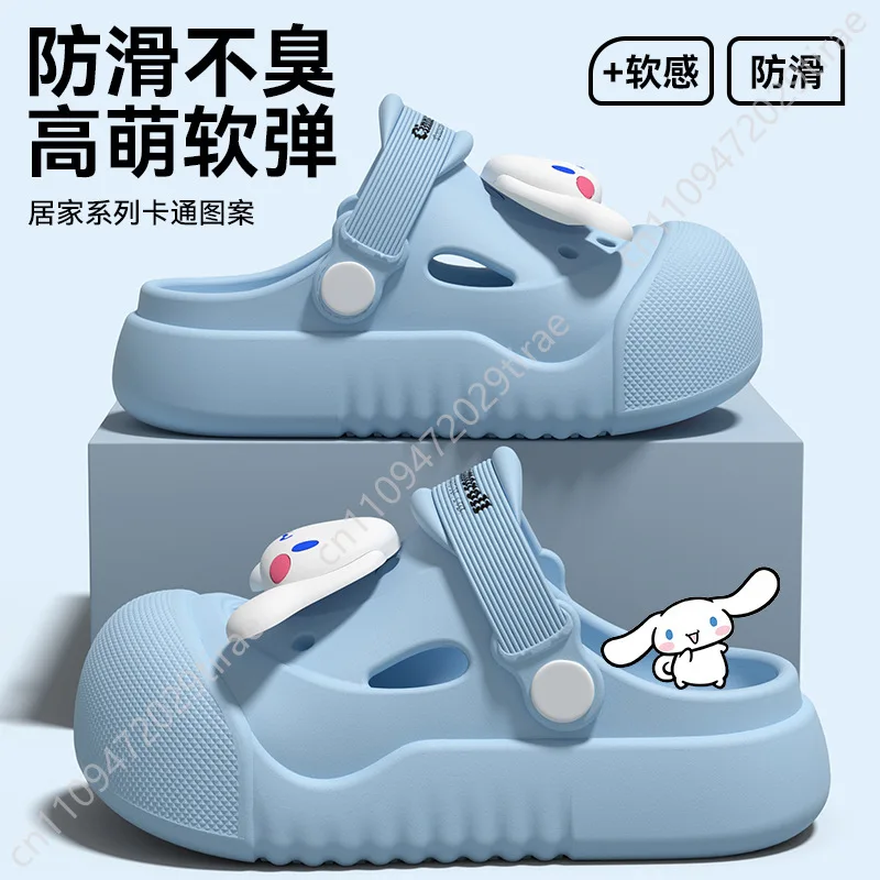 Sanrio Slippers Home Slippers Hello Kitty Kuromi My Melody Cinnamoroll Pompompurin Men Women Beach Pool Sandals Summer Slipper view 3