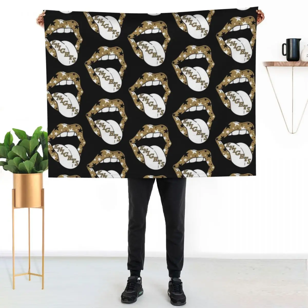 UCF knights Throw Blanket Personalized Gift Hairys warm for winter anime Custom Beach Blankets