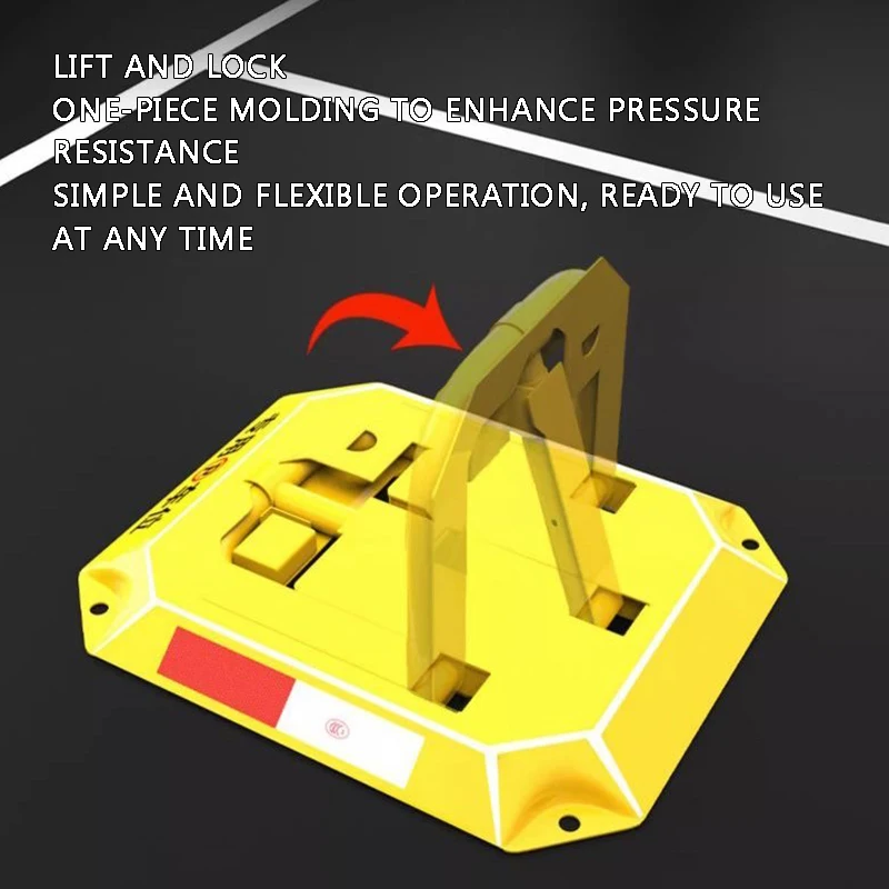 Parking Space Lock Thickened Anti-Collision Household Parking Space Pile Garage Anti-Occupancy Car Blocker Artifact view 4