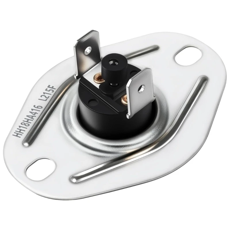 J6PE Heating Equipment Temperature Limit Control, HH18HA416 Replacement Component with Two Blade Terminals Integrated