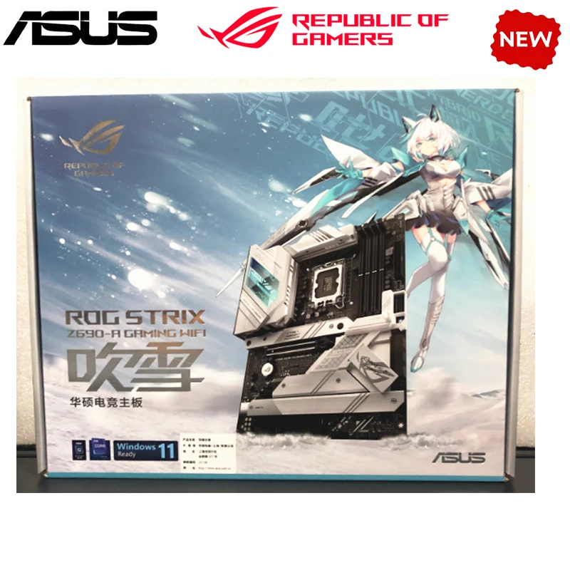 

NEW Z690A For Asus ROG STRIX Z690-A GAMING WIFI Original Desktop Z690 Motherboard LGA 1700 Support 12900KF 12700K