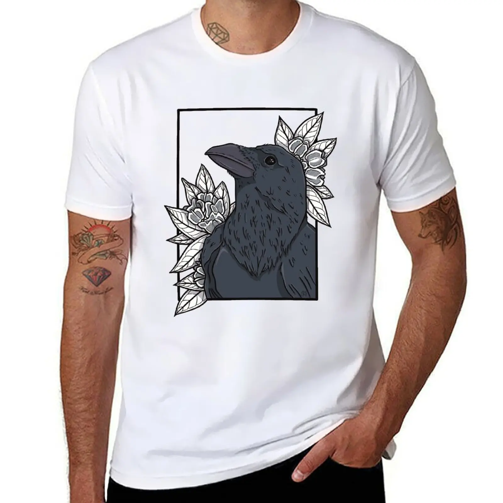 

The Raven and the 'A'ali'i T-Shirt anime tshirt t shirt man designer T-Shirt