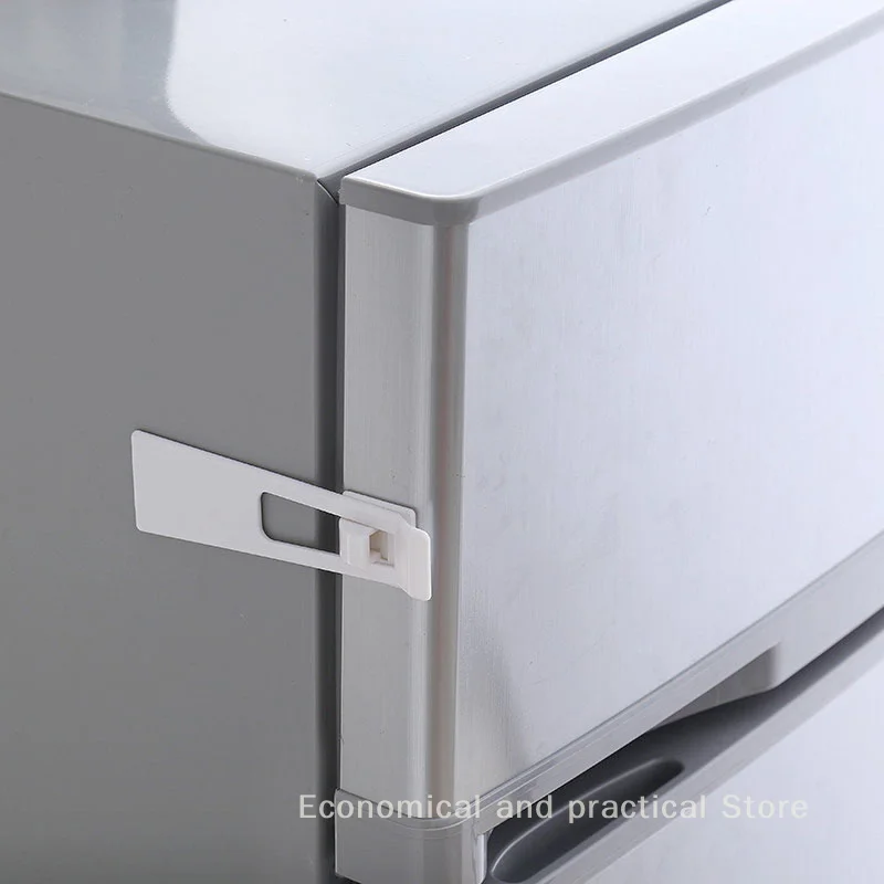 

2 шт., замок для безопасности детей, замок для шкафа на холодильник, замок для детской безопасности, защита от защемления, защита для ухода за ребенком