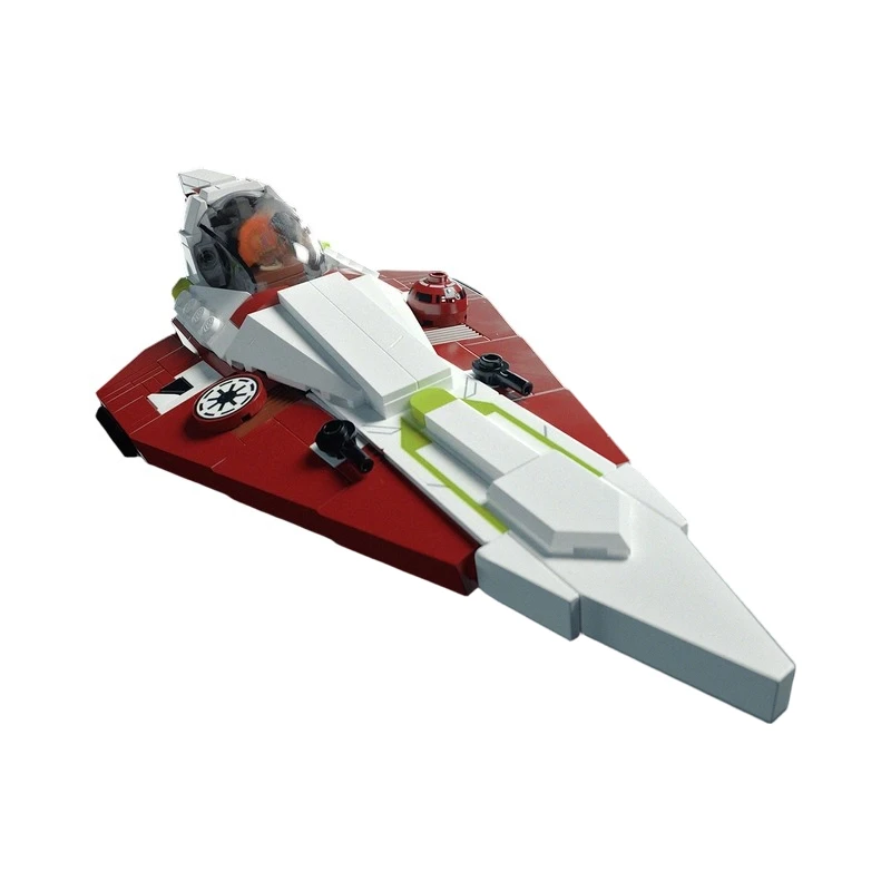 

Футуристический аэрокосмический истребитель MOC, строительные блоки, реалистичная модель межзвездного транспортного средства для коллекционеров и домашнего декора