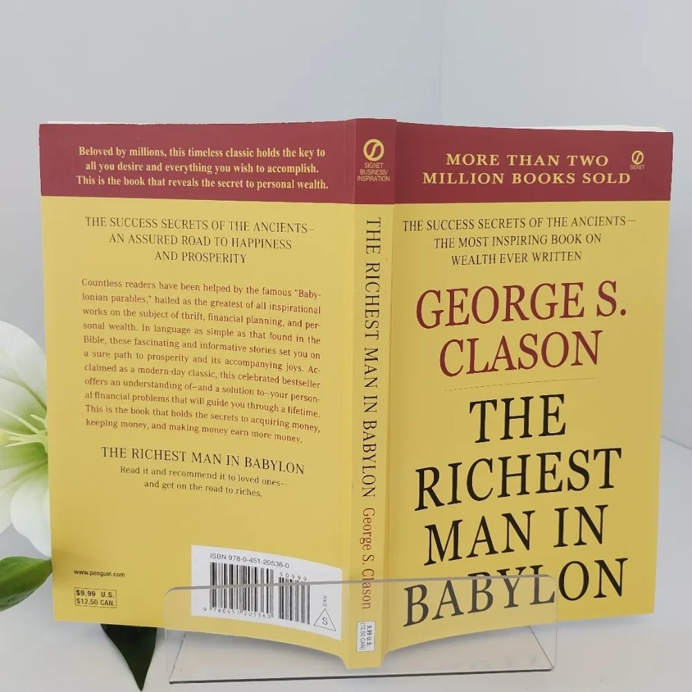 The Richest Man in Babylon George S. Clason English Book Personal Finance Wealth Growth Financial Literacy Reading Book