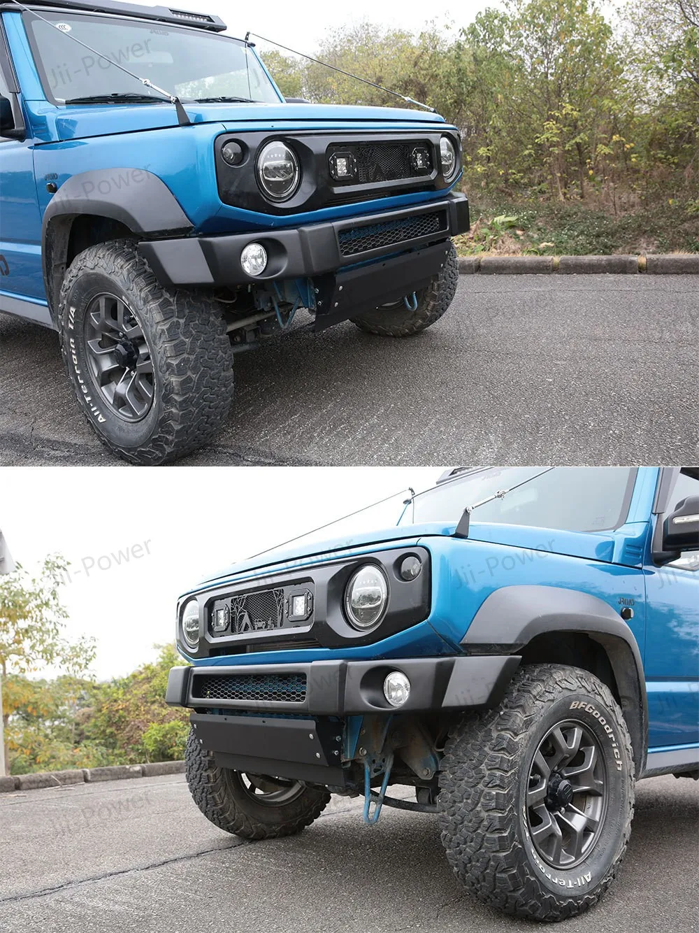 JP16 ODM تستخدم لسوزوكي جيمي JB64W JB74W شبكة أمامية دقيقة ABS غير مطلية بدون أثر شبكة خلوية صغيرة #2