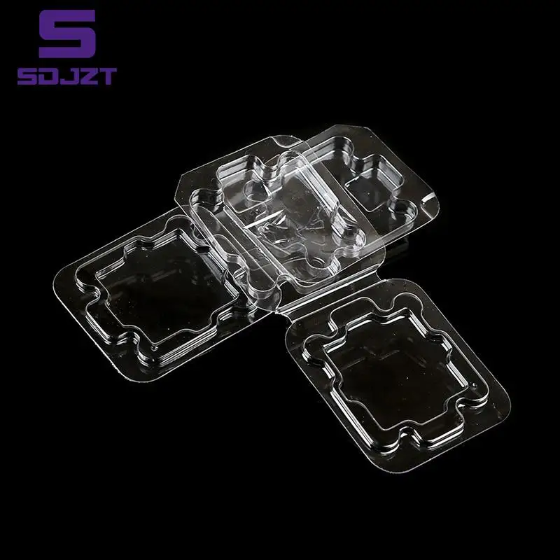 10Pcs CPU case holder tray box plastic protection for socket 775 1150 1156