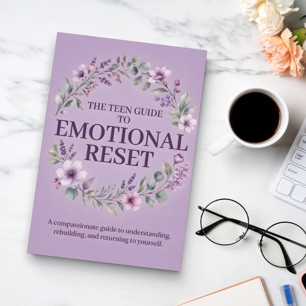Teen Emotional Reset Guide, Compassionate Self-Help Book for Teens to Understand Feelings, Manage Stress, Rebuild Confidence