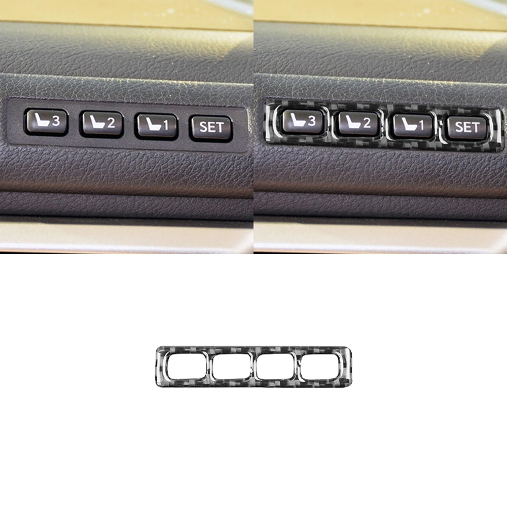 Seat Adjustment Panel Decoration Cover Sticker Trim for Lexus CT200 2011 2012 2013 2014 2015 2016 2017 Car Interior Accessories