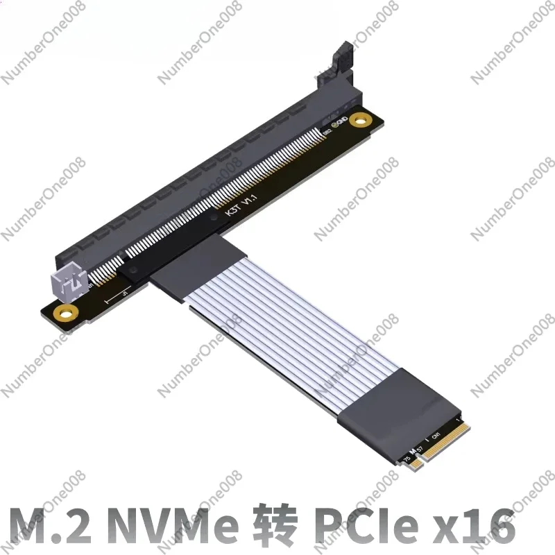 

Кабель-удлинитель для материнской платы M.2 NGFF NVMe STX, для подключения PCIE x16 M.2 к 90 16x
