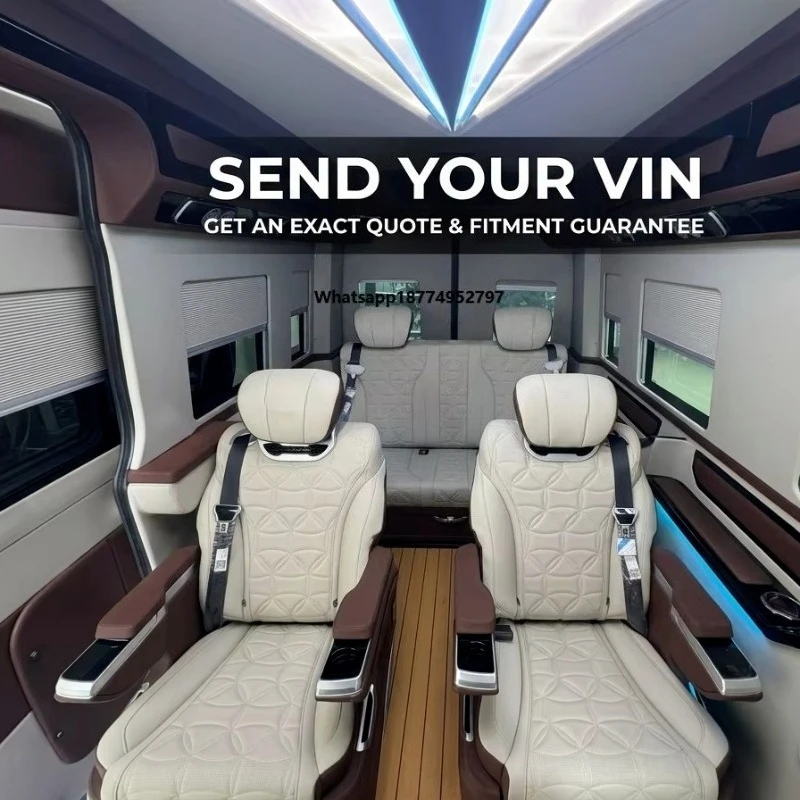 Dingkong Sprinter Complete VIP Interior Package Captain Seat Starlight Ceiling | OEM Custom Manufacturer