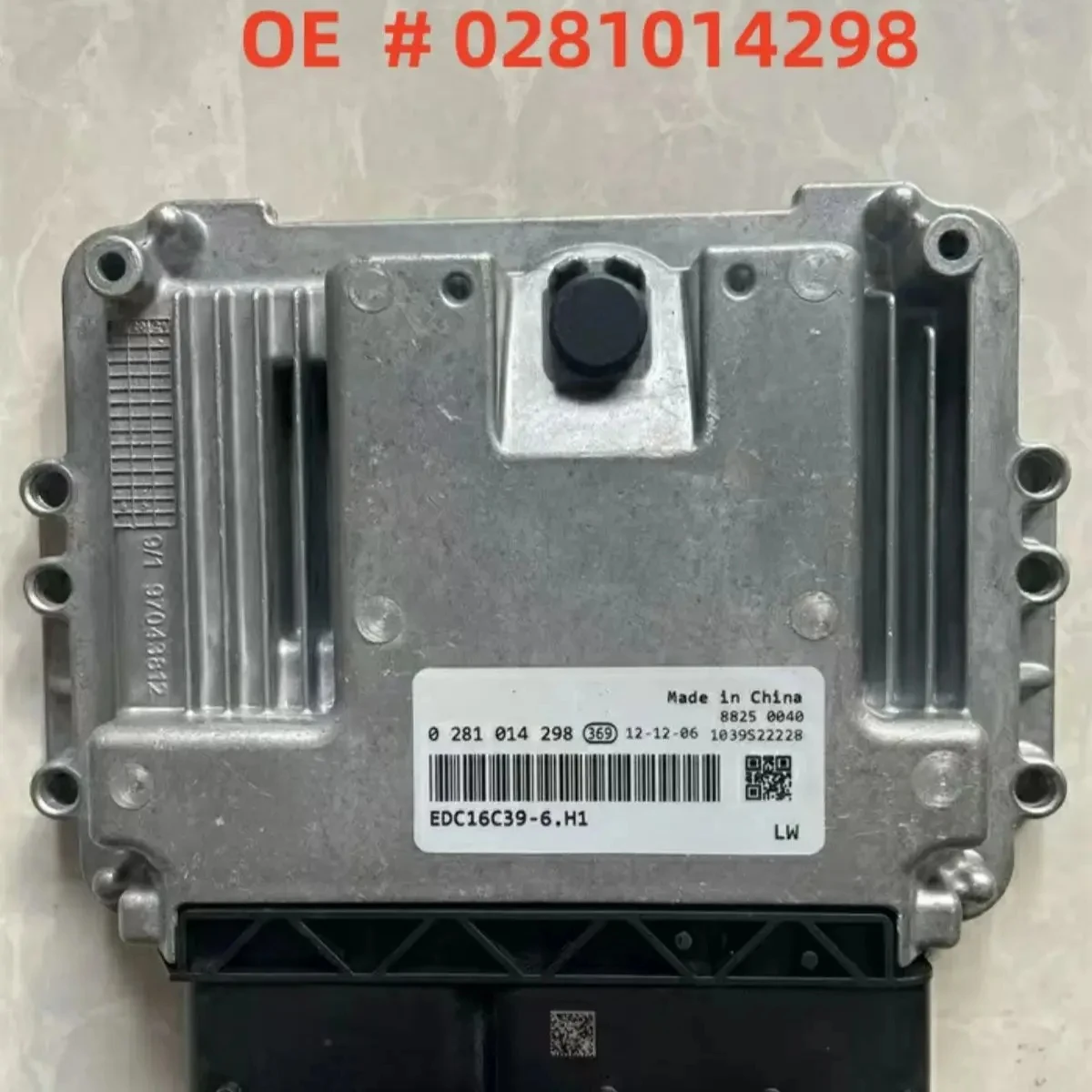 

High quality 0281014298 EDC16C39-6.H1 ECU Engine Computer Board Electronic Control Unit for DongFeng Pickup